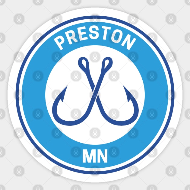 Vintage Preston Minnesota Sticker by fearcity